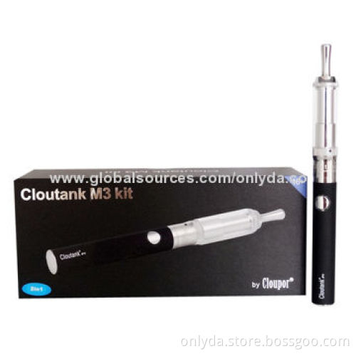 Electronic cigarette dry herb vaporizer pen Cloutank M3 kit